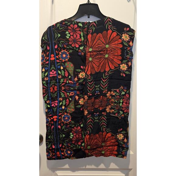 Adriana Antunes sleeveless shirt tunic sz P boho hippie - Picture 3 of 5